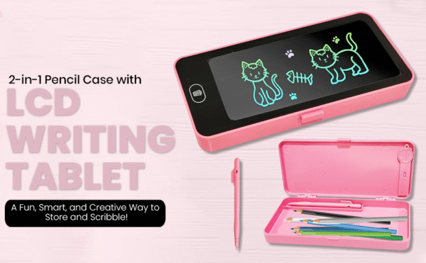 LCD Drawing Pen Case – Space-Themed Erasable Screen Pen Box for Kids & Students
